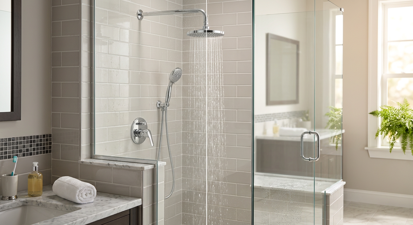 Water softening system for scale-free pipes and softer skin